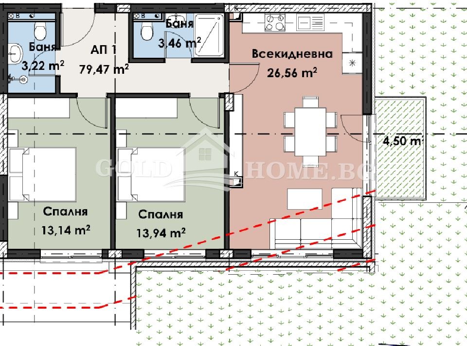 Продава 3-СТАЕН, гр. Пловдив, Кършияка, снимка 2 - Апартаменти - 53903283
