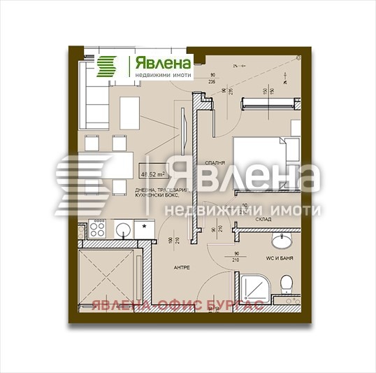 Продава 2-СТАЕН, гр. Поморие, област Бургас, снимка 3 - Aпартаменти - 49070667