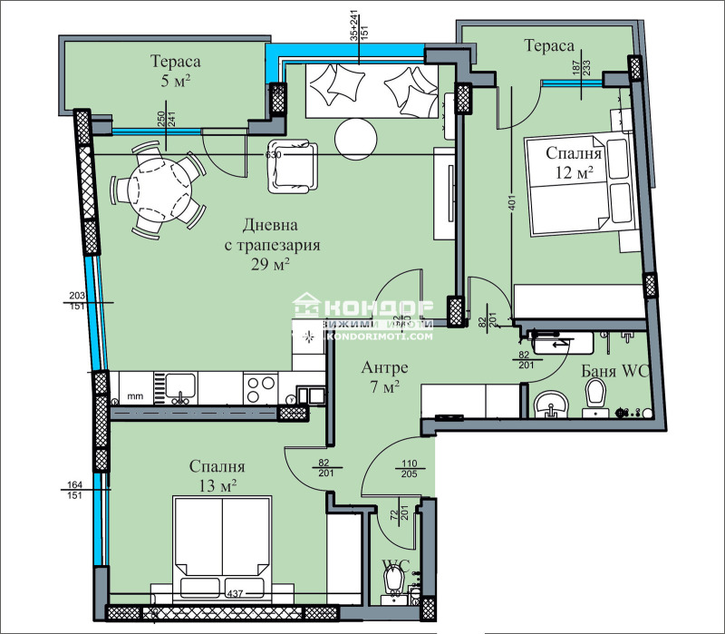 Zu verkaufen  2 Schlafzimmer Plowdiw , Karschijaka , 104 qm | 75032828 - Bild [2]