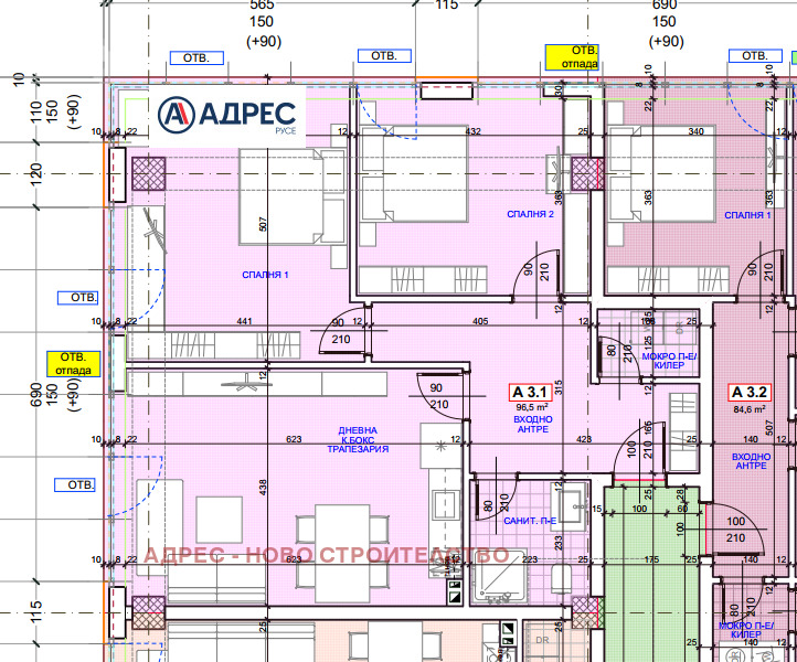 Продаја  2 спаваће собе Русе , Здравец Изток , 113 м2 | 25581472 - слика [3]