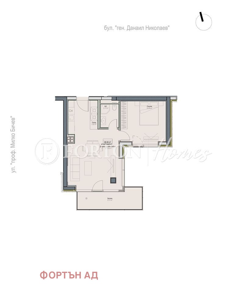 Продава 2-СТАЕН, гр. София, Оборище, снимка 3 - Апартаменти - 55727090