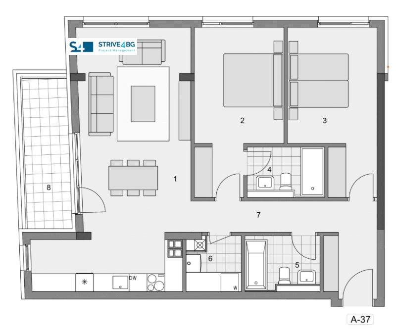 Продава  3-стаен град София , Манастирски ливади , 134 кв.м | 11907166 - изображение [7]