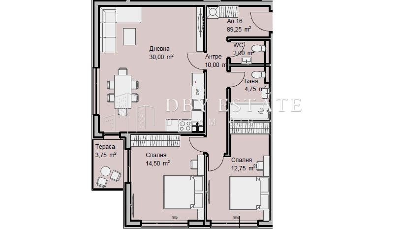 Продава 3-СТАЕН, гр. Пловдив, Гагарин, снимка 2 - Апартаменти - 55755813