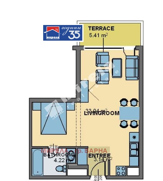 Продава 1-СТАЕН, гр. Варна, област Варна, снимка 7 - Апартаменти - 54027635