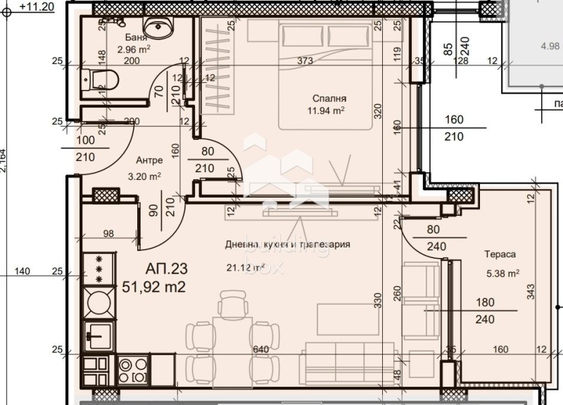 For Sale  1 bedroom Plovdiv , Kyuchuk Parizh , 63 sq.m | 43387006 - image [11]