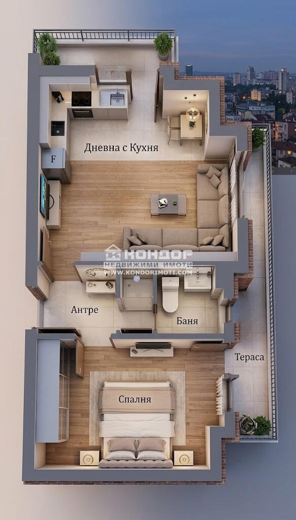 Продава 2-СТАЕН, гр. Пловдив, Център, снимка 2 - Апартаменти - 56306497