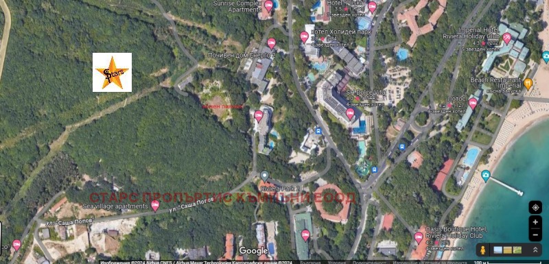 Продава ВИЛНО СЕЛИЩЕ в град Варна, к.к. Златни пясъци - 7000 кв.м / 550 000 € » 1 075 706.50 лв., СТАРС ПРОПЪРТИС КЪМПЪНИ ЕООД