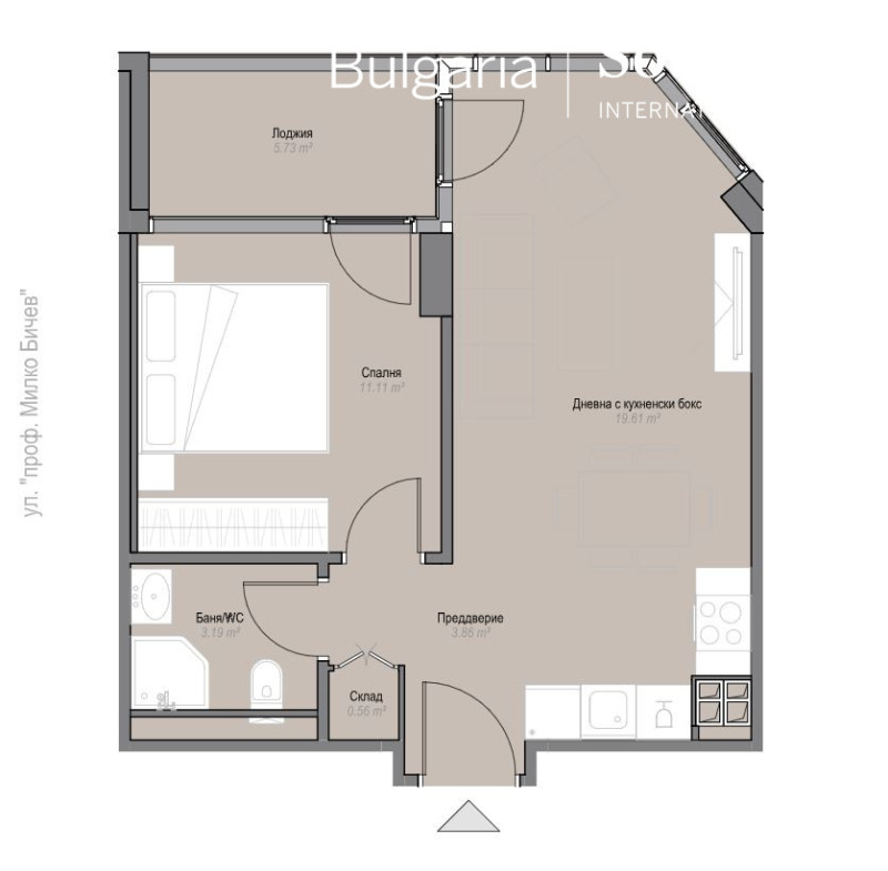 For Sale  1 bedroom Sofia , Oborishte , 65 sq.m | 95643906 - image [10]