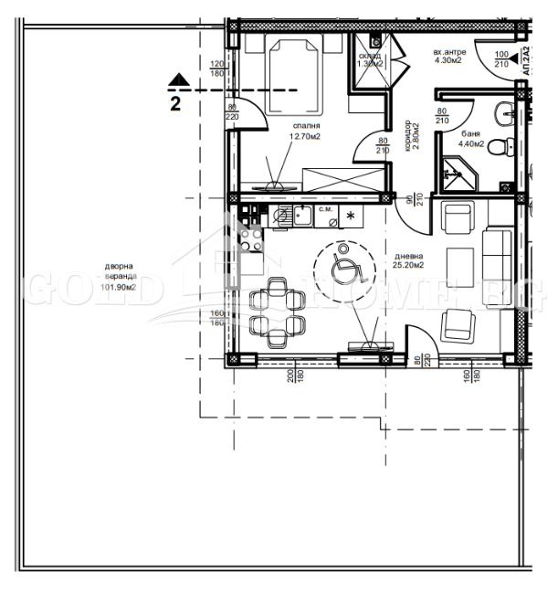 Продава 2-СТАЕН, гр. Пловдив, Остромила, снимка 3 - Апартаменти - 54290453