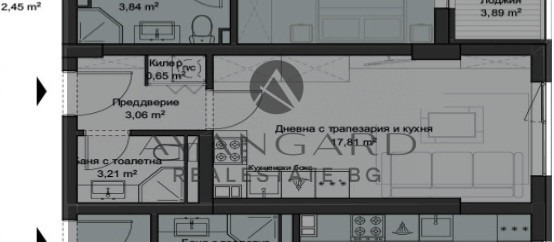 Продава 1-СТАЕН, гр. Пловдив, Кючук Париж, снимка 3 - Апартаменти - 53993645