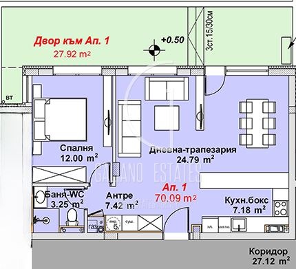 Продава 2-СТАЕН, гр. София, Бояна, снимка 3 - Aпартаменти - 49376109