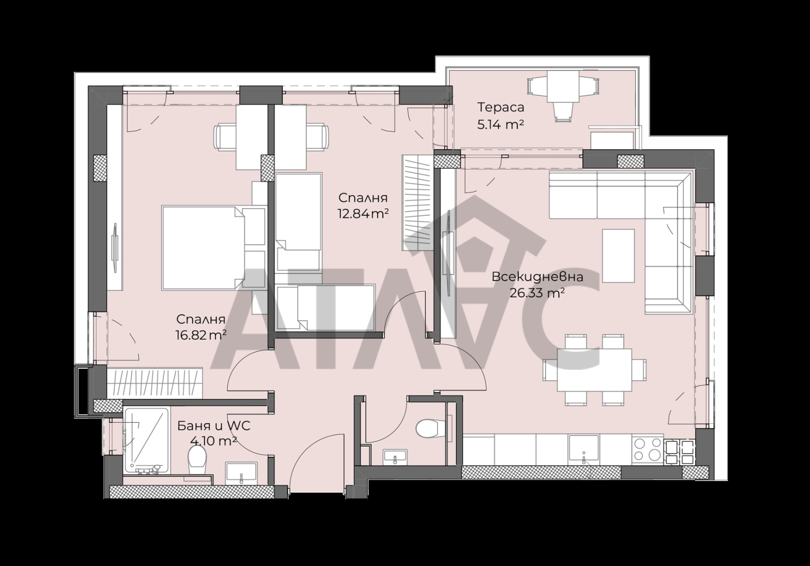 Продава 3-СТАЕН, гр. Пловдив, Христо Смирненски, снимка 2 - Апартаменти - 48026900