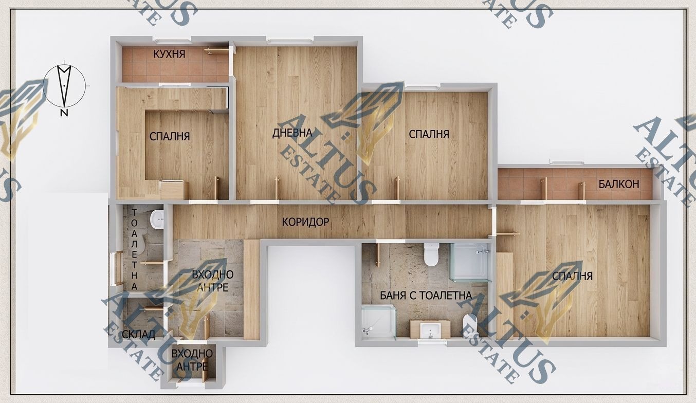 Продава 3-СТАЕН, гр. София, Красна поляна 1, снимка 9 - Апартаменти - 54516994