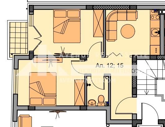 Te koop  1 slaapkamer Plovdiv , Christo Smirnenski , 60 m² | 31685216 - afbeelding [2]