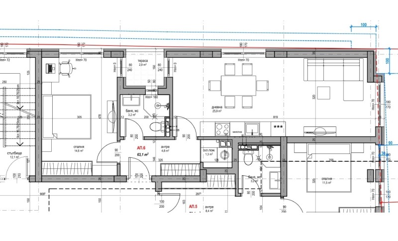 Продава 2-СТАЕН, гр. София, Гео Милев, снимка 3 - Aпартаменти - 49029646