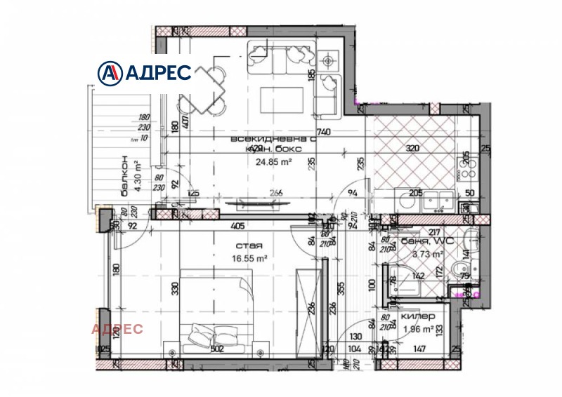 Продава  2-стаен, град Варна, Младост 1 •  119 900 EUR • ID 15802663 — holmes.bg - [1] 