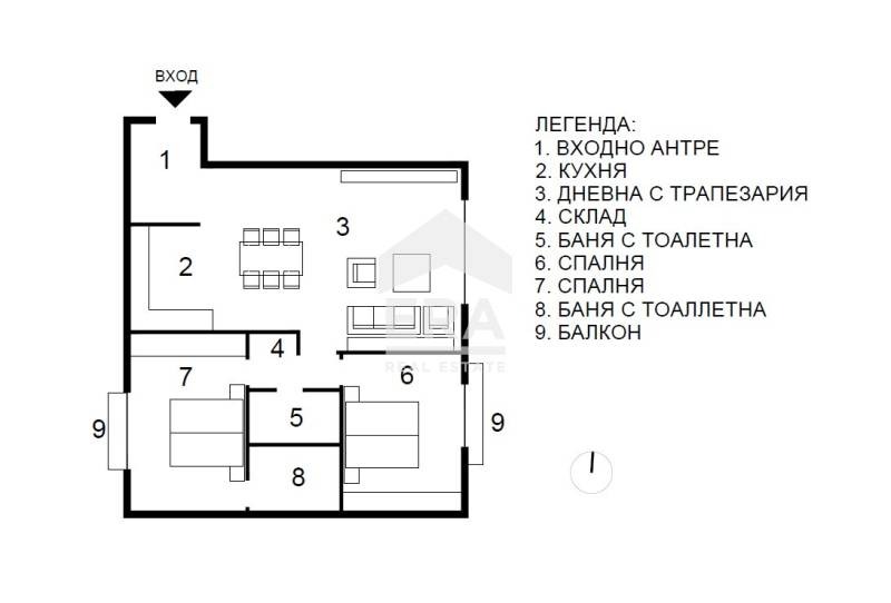 Zu verkaufen  2 Schlafzimmer Sofia , Zentar , 114 qm | 77248711 - Bild [3]