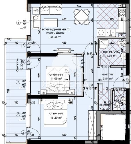 Te koop  2 slaapkamers Varna , Mladost 1 , 105 m² | 73851949 - afbeelding [2]
