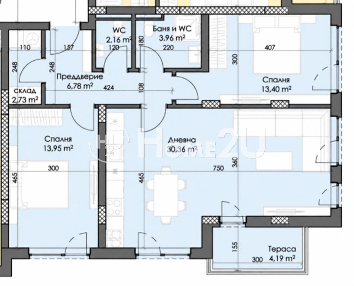 Продава 3-СТАЕН, гр. Пловдив, Тракия, снимка 12 - Апартаменти - 56226017