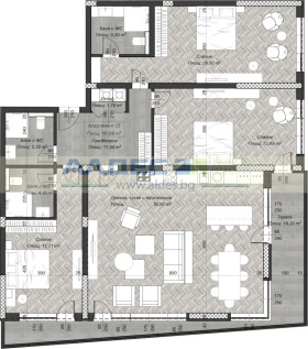 3 slaapkamers Zona B-18, Sofia