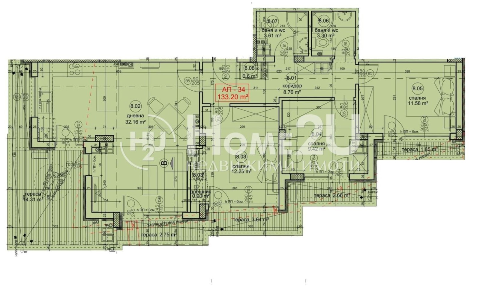 Продава 4-СТАЕН, гр. Варна, Левски 1, снимка 15 - Апартаменти - 53508210