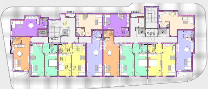 Te koop  Studio Varna , Vinitsa , 36 m² | 83876540 - afbeelding [3]