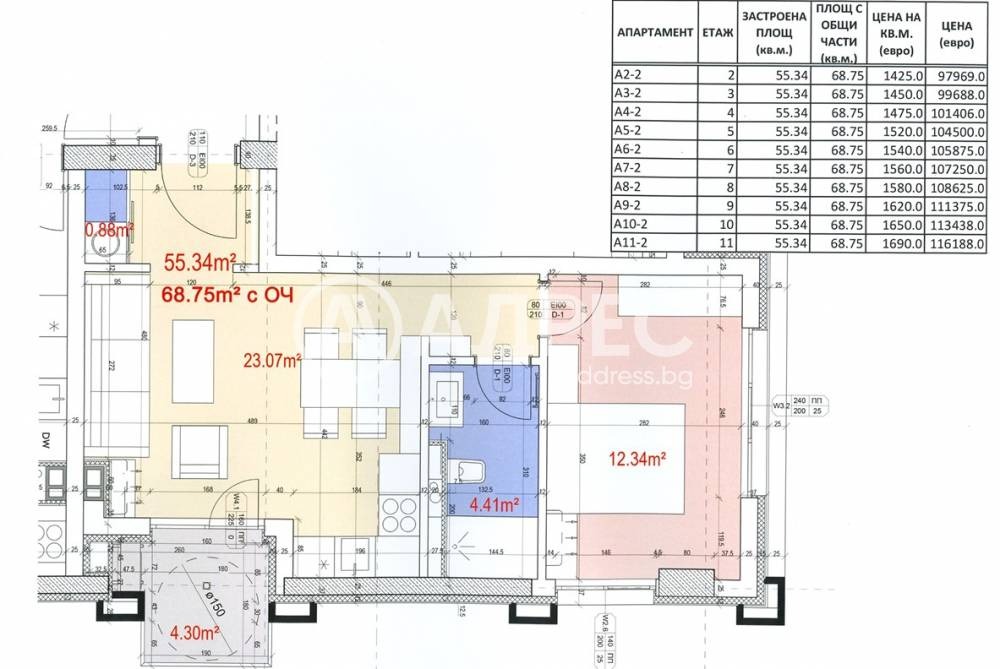 Продава 2-СТАЕН, гр. Бургас, Славейков, снимка 2 - Апартаменти - 55300775