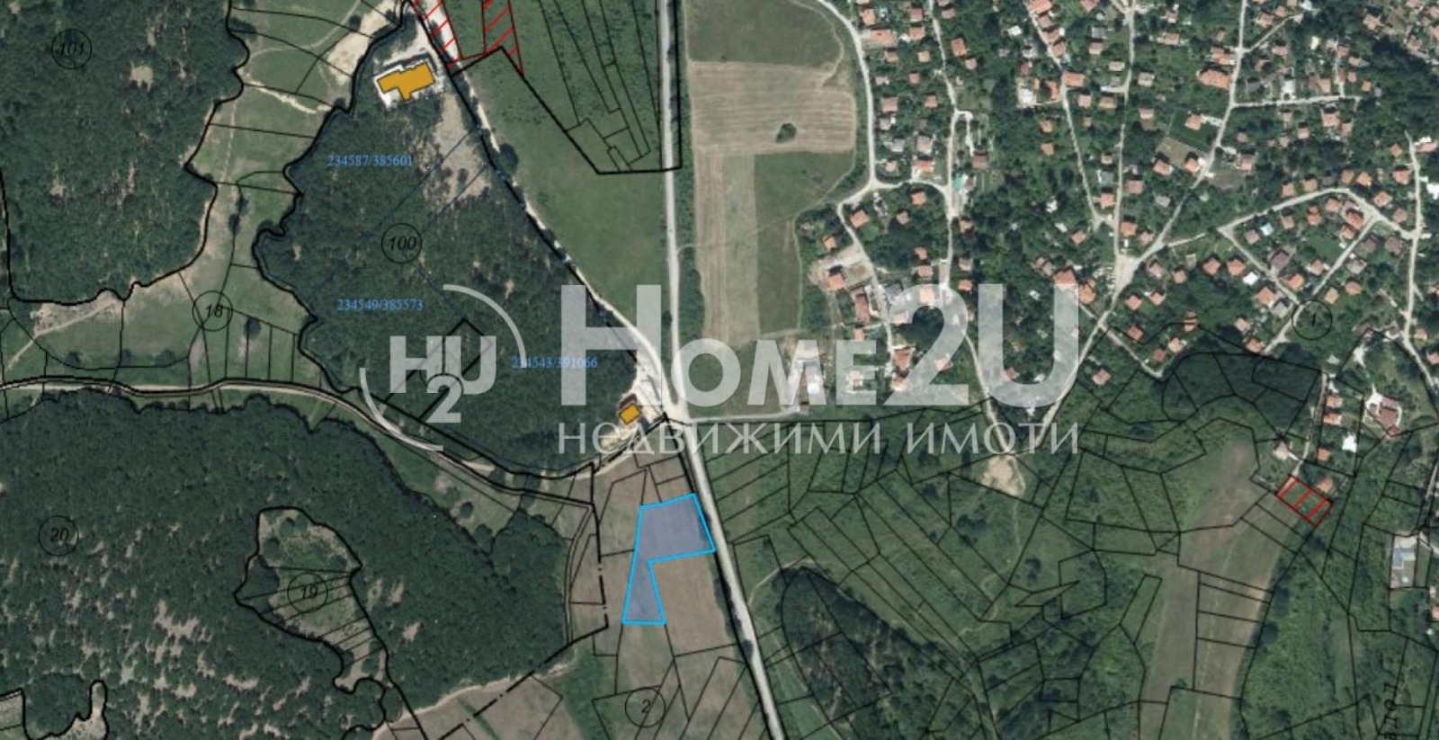 Продава ПАРЦЕЛ, с. Рударци, област Перник, снимка 5 - Парцели - 54132336