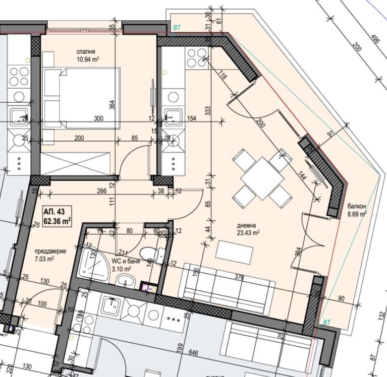 Te koop  1 slaapkamer Sofia , Banisjora , 73 m² | 97957846 - afbeelding [4]