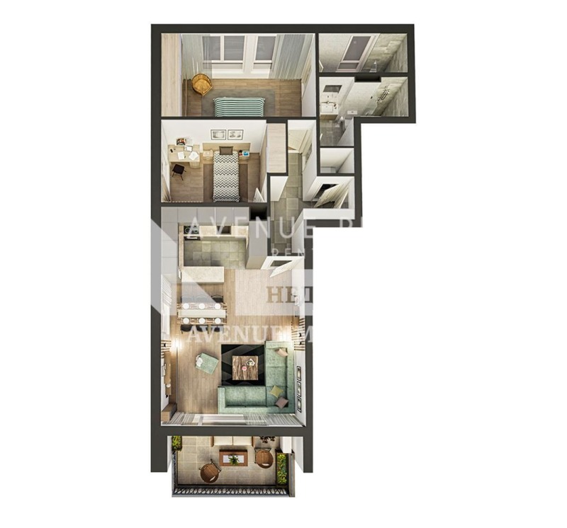 De vânzare  2 dormitoare Plovdiv , Traciia , 119 mp | 17813113 - imagine [3]
