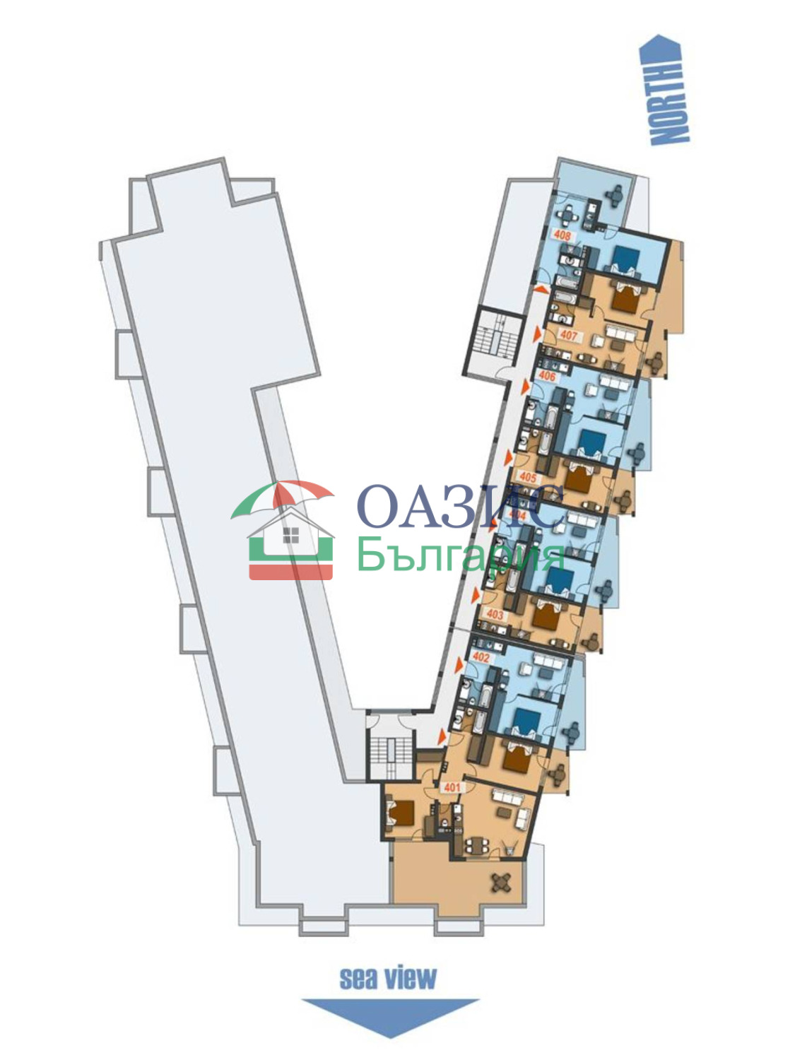Продава 4-СТАЕН, гр. Свети Влас, област Бургас, снимка 14 - Апартаменти - 55017649