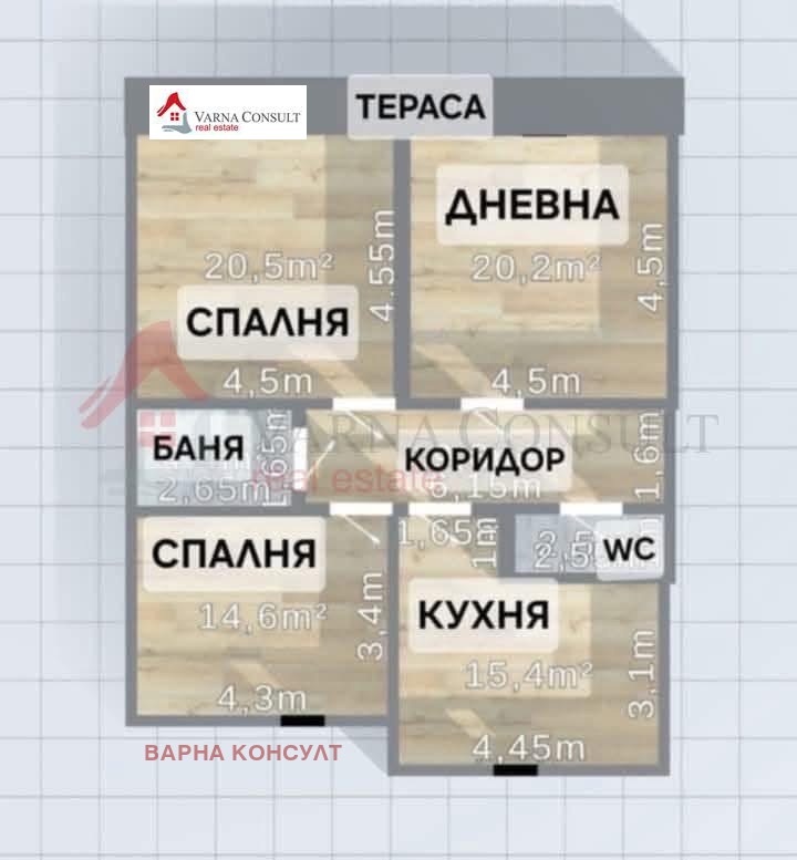 Продава  4-стаен град Варна , Цветен квартал , 88 кв.м | 90504941 - изображение [5]