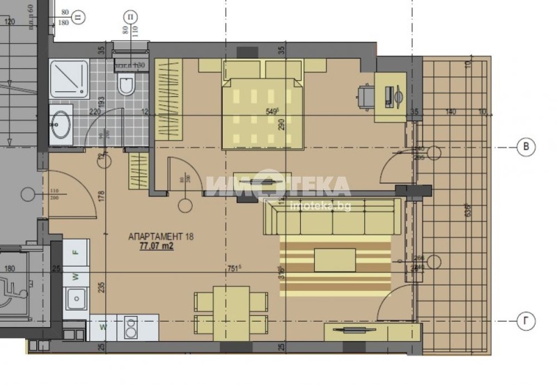 For Sale  1 bedroom Sofia , Banishora , 67 sq.m | 17952666 - image [3]