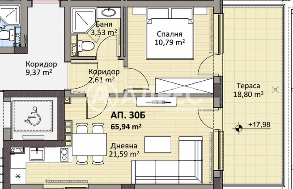 Продава 2-СТАЕН, гр. София, Надежда 2, снимка 4 - Апартаменти - 54815618