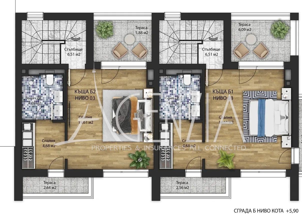 Продава КЪЩА, гр. София, Бояна, снимка 12 - Къщи - 54317714