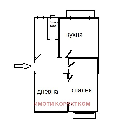 Myytävänä  1 makuuhuone Sofia , Tsentar , 67 neliömetriä | 52778644 - kuva [9]
