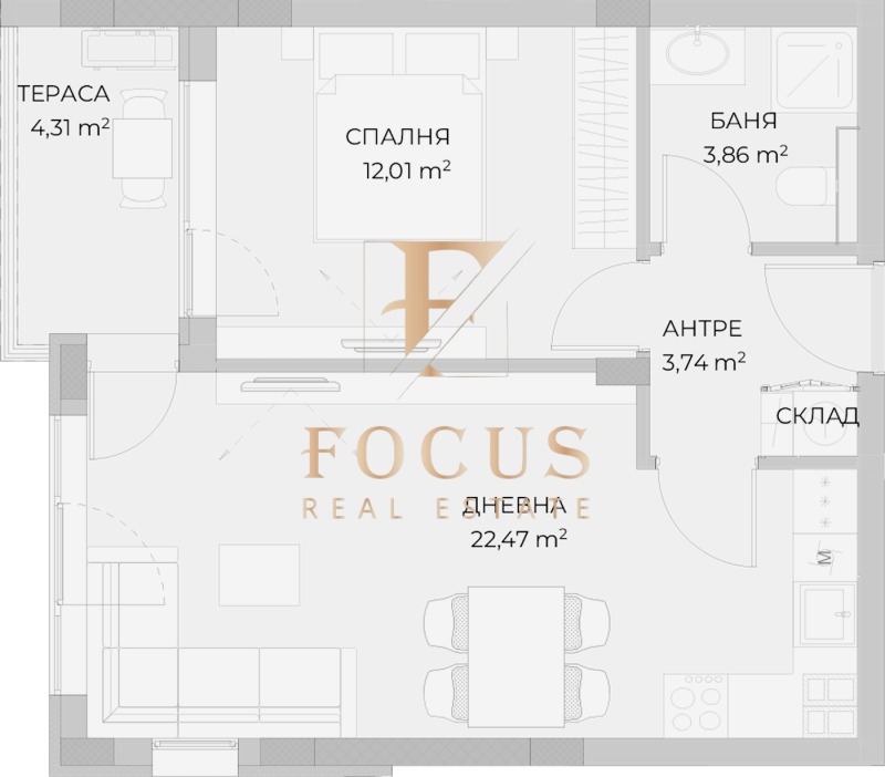 Продава 2-СТАЕН, гр. Пловдив, Остромила, снимка 2 - Апартаменти - 52361746