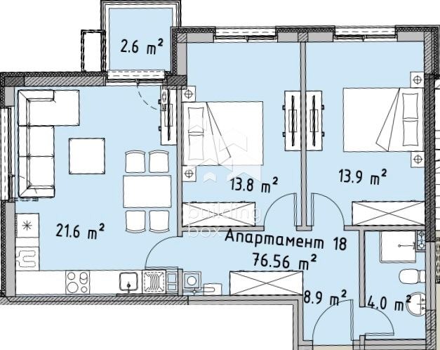 Продава 3-СТАЕН, гр. София, Витоша, снимка 3 - Aпартаменти - 46745669