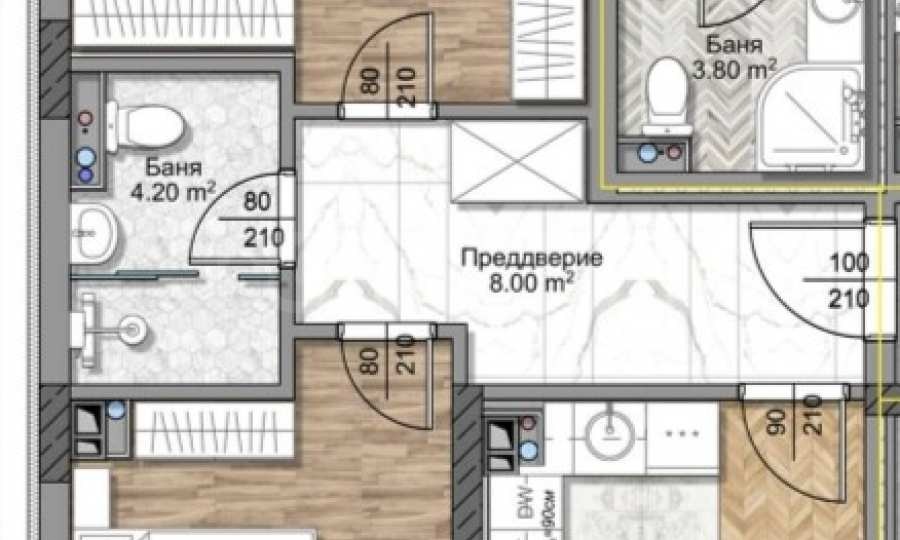 Продава 3-СТАЕН, гр. София, Овча купел, снимка 2 - Апартаменти - 50404002