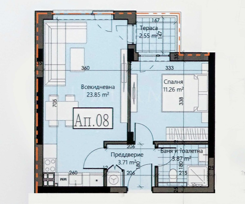 Продава 2-СТАЕН, гр. Пловдив, Христо Смирненски, снимка 5 - Aпартаменти - 47532091