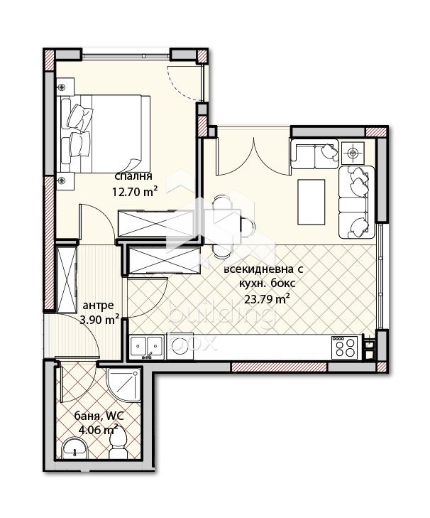 For Sale  1 bedroom Varna , Vladislav Varnenchik 1 , 67 sq.m | 73960524 - image [2]
