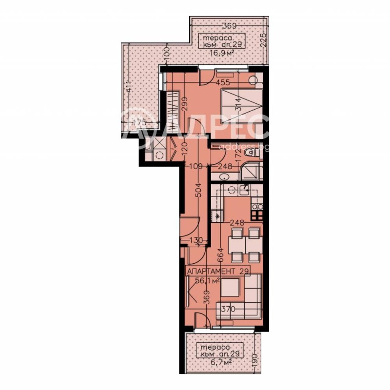 Til salgs  1 soverom Sofia , Manastirski livadi , 94 kvm | 99363263 - bilde [5]