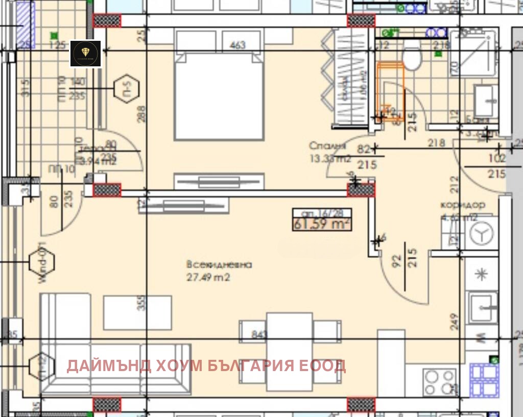 Продава 2-СТАЕН, гр. Пловдив, Тракия, снимка 2 - Апартаменти - 52535341