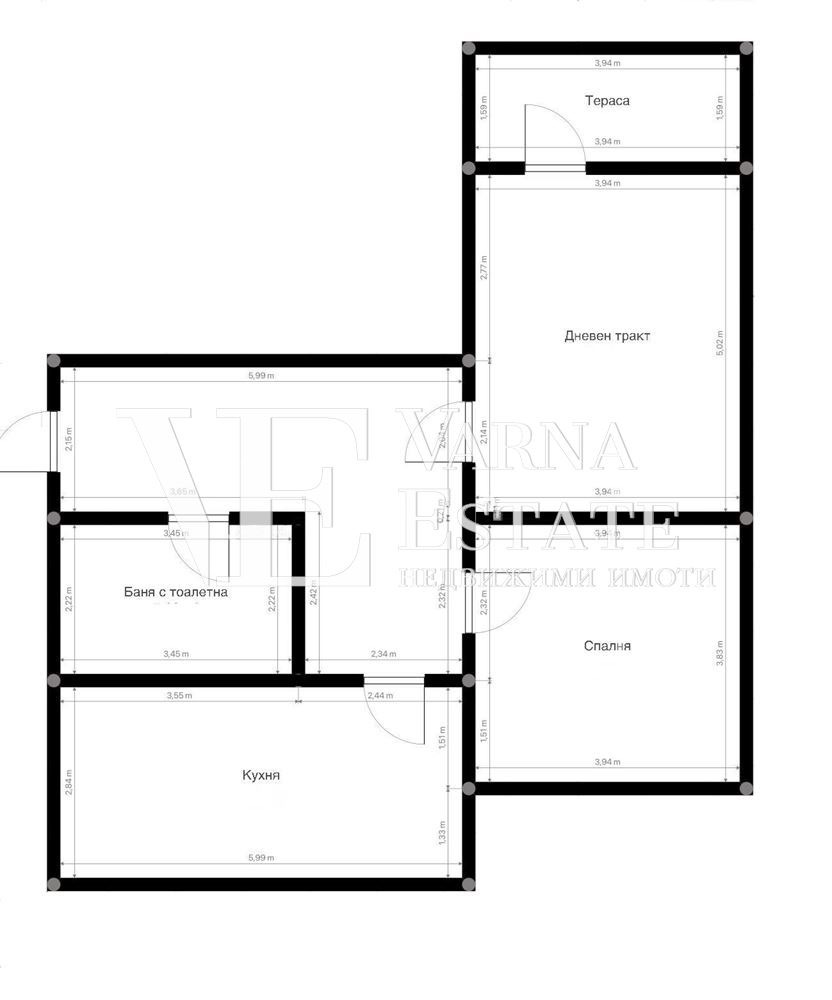 Продава 3-СТАЕН, гр. Варна, Базар Левски, снимка 14 - Апартаменти - 53812673