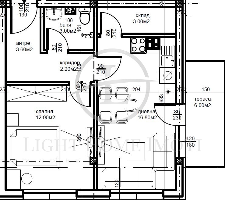 Продава 2-СТАЕН, гр. Пловдив, Беломорски, снимка 4 - Апартаменти - 56305261