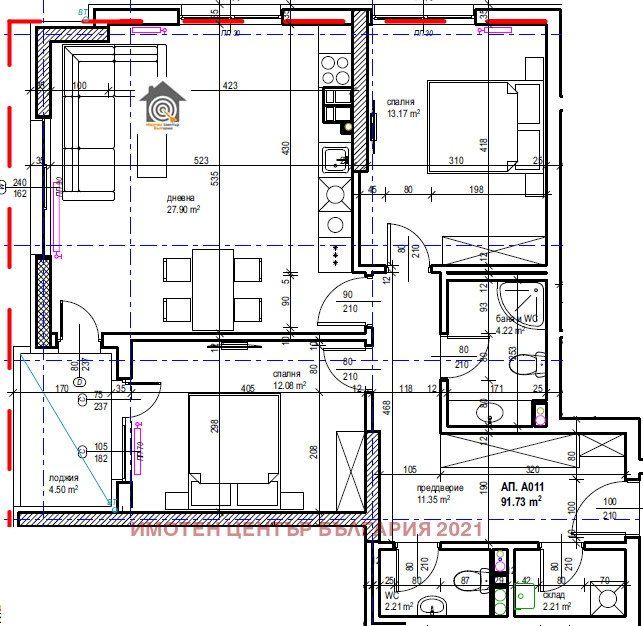 Te koop  2 slaapkamers Sofia , Malinova dolina , 111 m² | 40541576 - afbeelding [2]