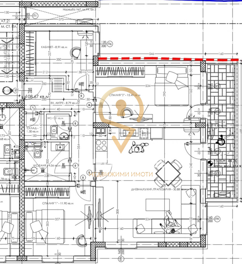 Продава  4-стаен град Варна , Изгрев , 134 кв.м | 61200835 - изображение [4]