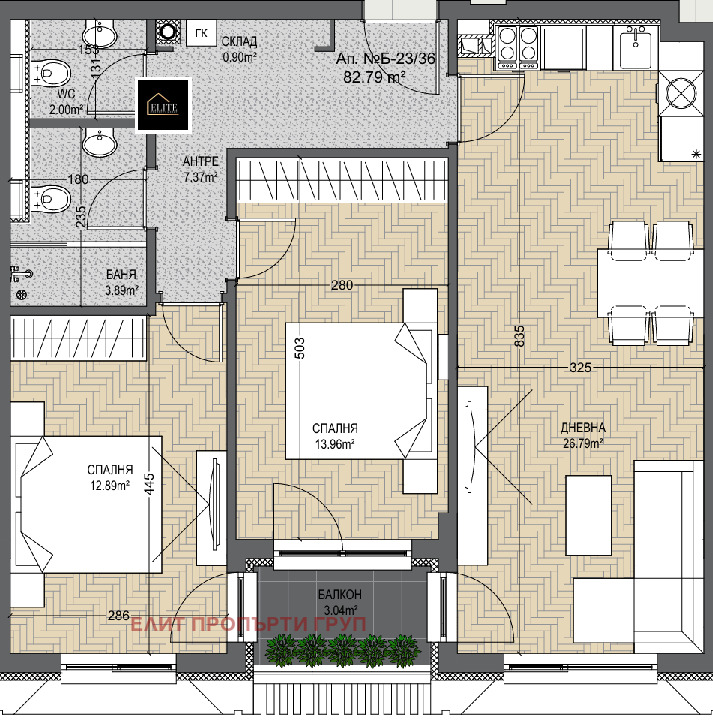 Продава 3-СТАЕН, гр. София, Манастирски ливади, снимка 2 - Апартаменти - 55724327
