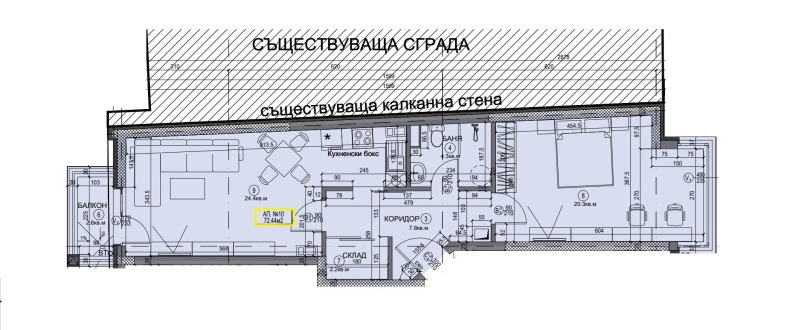 Продава 2-СТАЕН, гр. София, Красно село, снимка 3 - Aпартаменти - 49432278