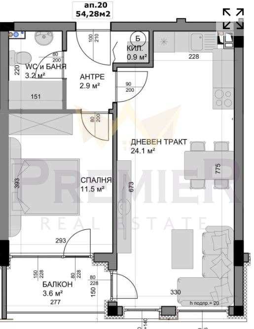 For Sale  1 bedroom Varna , Vladislav Varnenchik 1 , 62 sq.m | 25629279 - image [6]